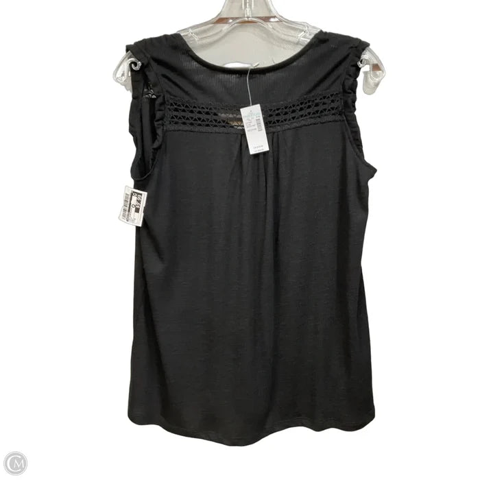 Top Sleeveless By Maurices In Black, Size: M