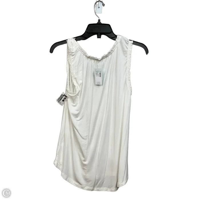 Top Sleeveless By Maurices In Cream, Size: M