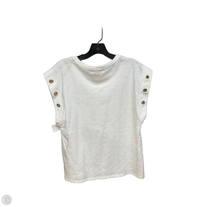 Top Sleeveless By Nation In White, Size: M
