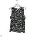 Top Sleeveless By Nine West In Zebra Print, Size: M