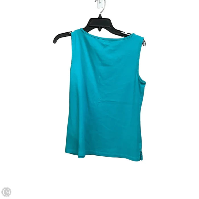 Top Sleeveless By Talbots In Green, Size: Lp