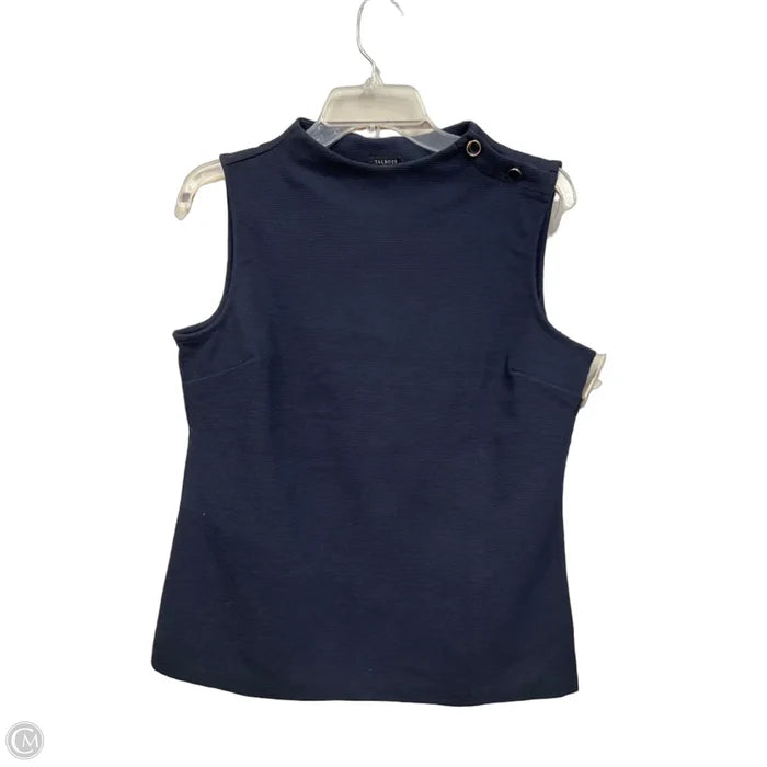 Top Sleeveless By Talbots In Navy, Size: Mp