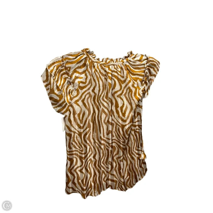Top Sleeveless By Tamara H In Animal Print, Size: S