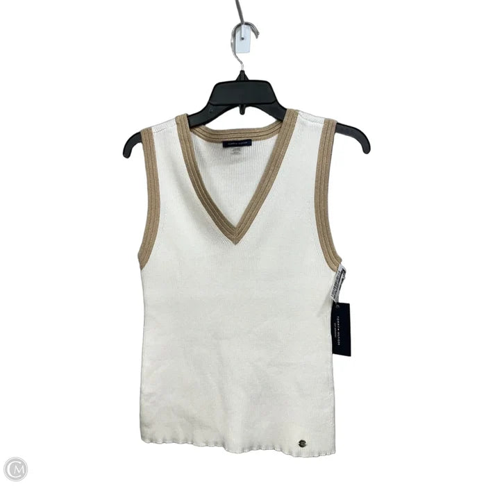 Top Sleeveless By Tommy Hilfiger In White, Size: M