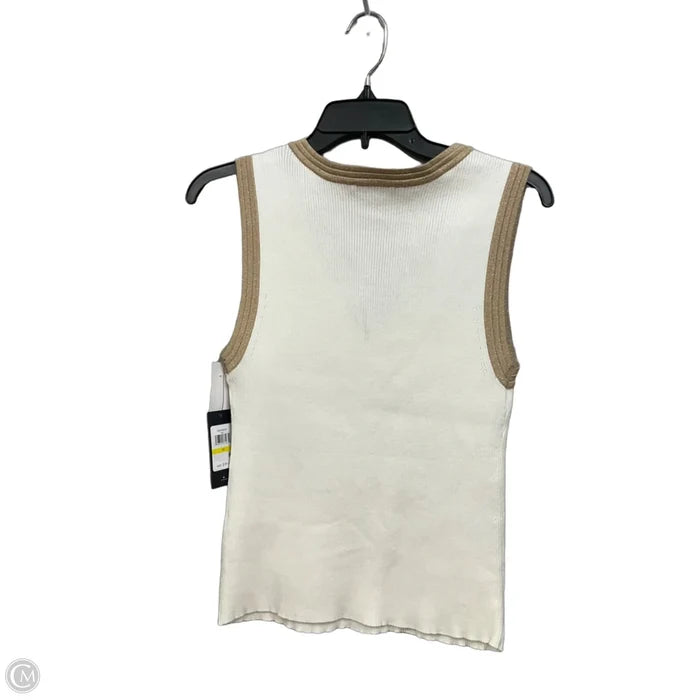 Top Sleeveless By Tommy Hilfiger In White, Size: M