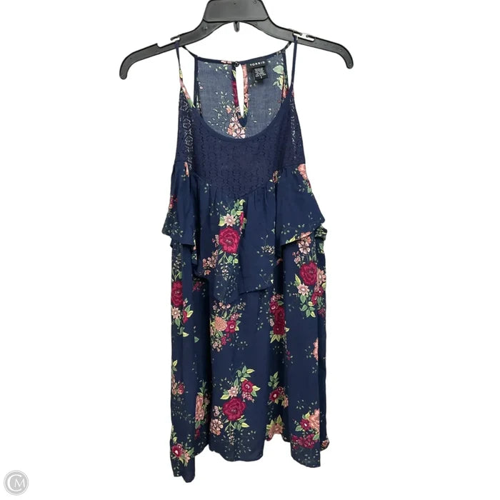 Top Sleeveless By Torrid In Floral Print, Size: 3x