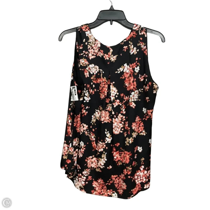 Top Sleeveless By White House Black Market In Floral Print, Size: Lp