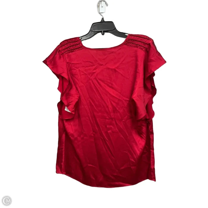 Top Sleeveless By White House Black Market In Red, Size: Xl