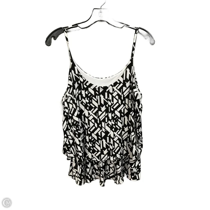 Top Sleeveless By White House Black Market In Striped Pattern, Size: M