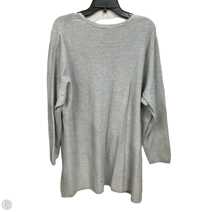 Tunic 3/4 Sleeve By J. Jill In Grey, Size: 3x