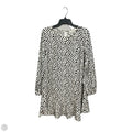 Tunic Long Sleeve By Loft In Black & Cream, Size: S