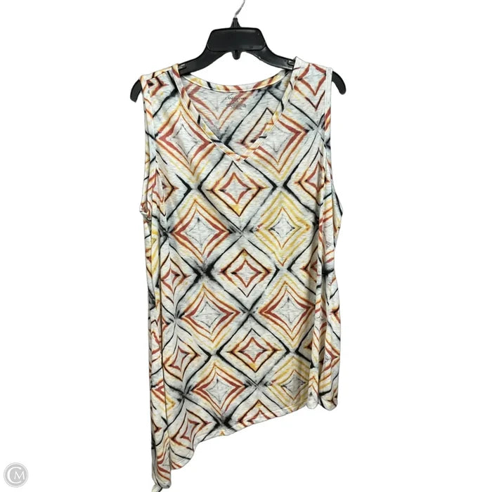 Tunic Sleeveless By Lane Bryant In Multi-colored, Size: 2x