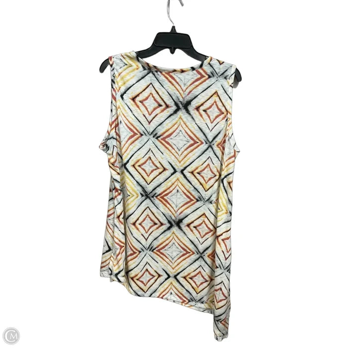 Tunic Sleeveless By Lane Bryant In Multi-colored, Size: 2x