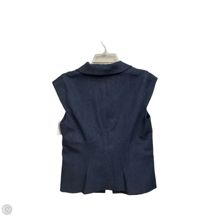 Vest Other By White House Black Market In Blue Denim, Size: S