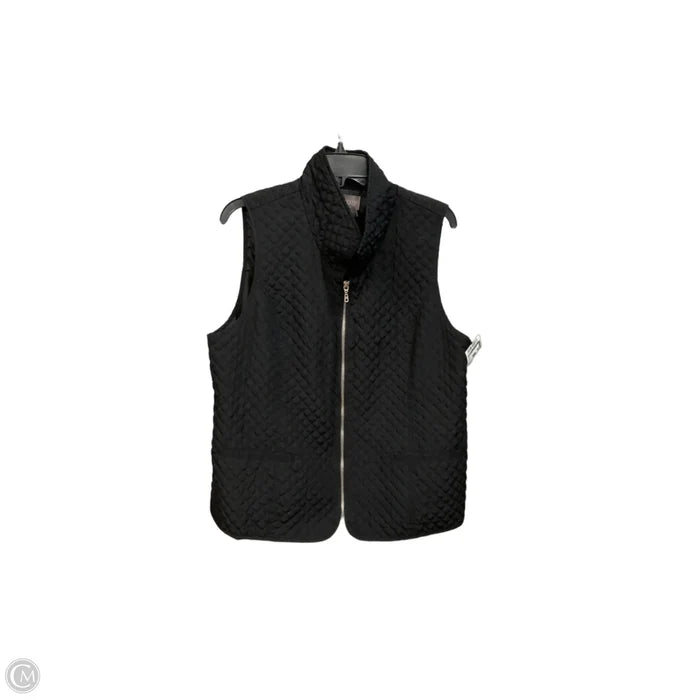 Vest Puffer & Quilted By Chicos In Black, Size: L