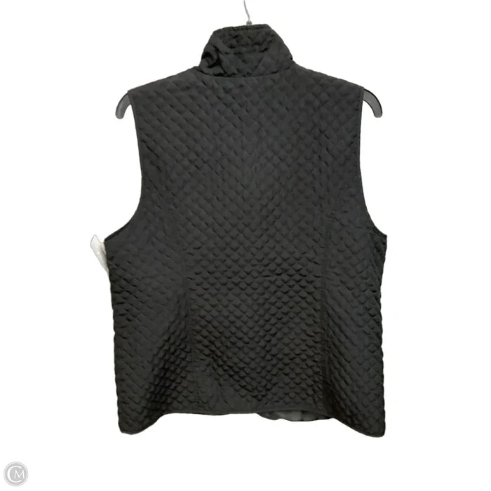Vest Puffer & Quilted By Chicos In Black, Size: L
