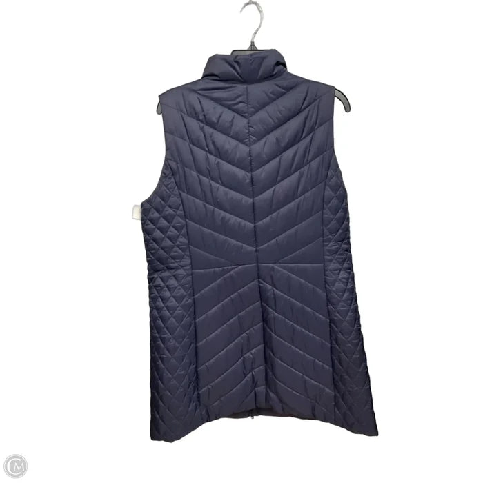 Vest Puffer & Quilted By Talbots In Navy, Size: L
