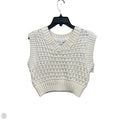 Vest Sweater By Miou Muse In Cream, Size: L