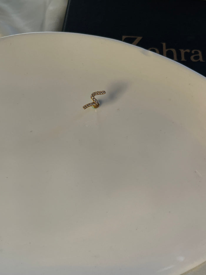 Wavy Ear Stud (pair)